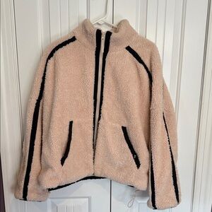 JoyLab Cream Sherpa Jacket